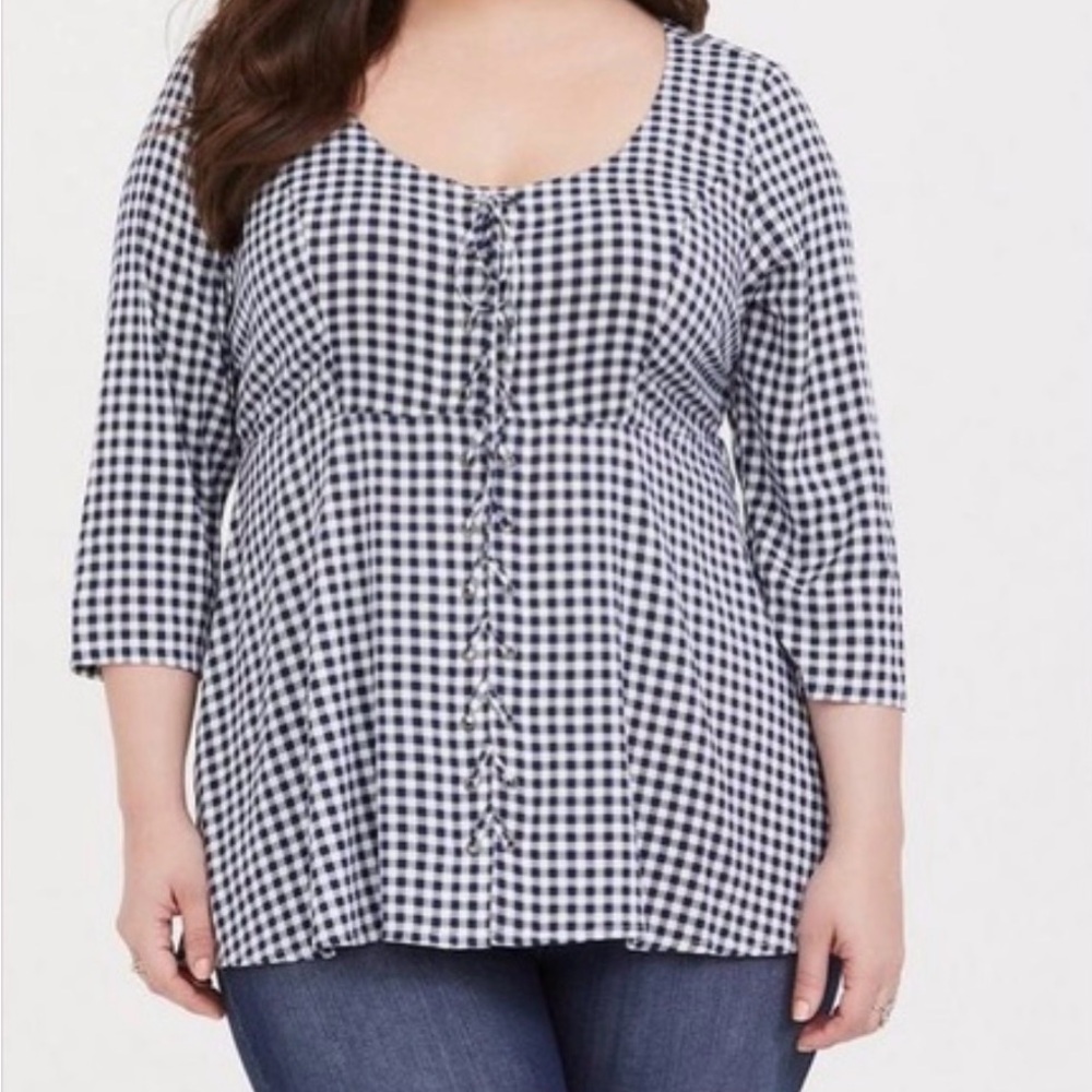 Torrid Plus Size Babydoll Top